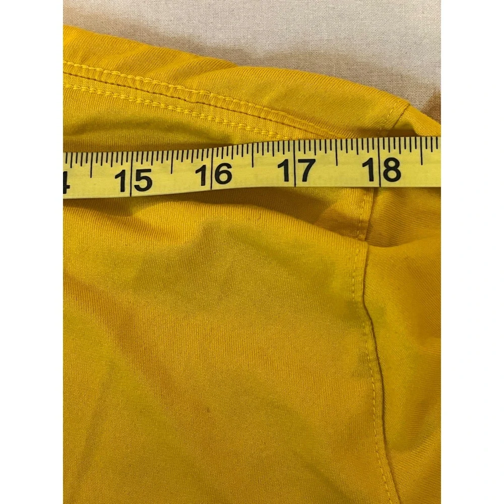 Nike Iowa State Cyclones Shirt Mens Large Yellow Long Sleeve Dri-FIT Collegiate